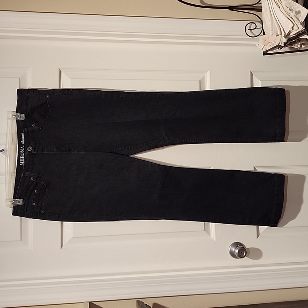 Merona 16R black jeans: boot cut